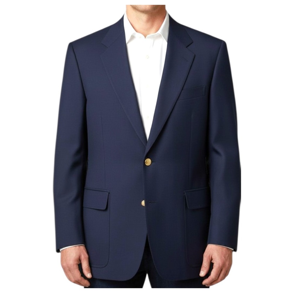 JACK NICKLAUS Tournament Series NAVY SPORT COAT BLAZER JACKET Golden Bear 46R